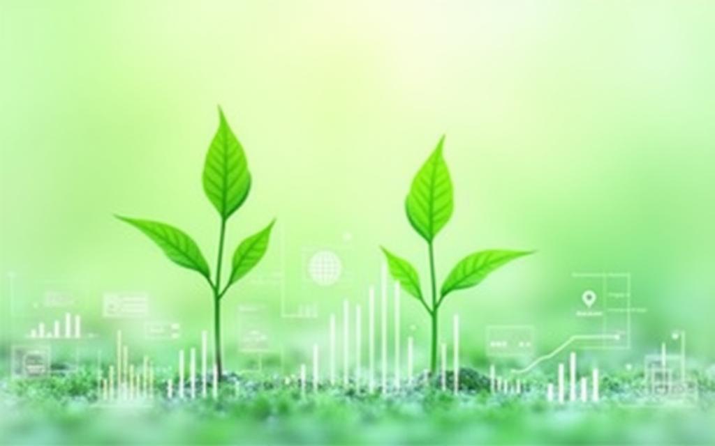 绿色金融与可持续投资概念图